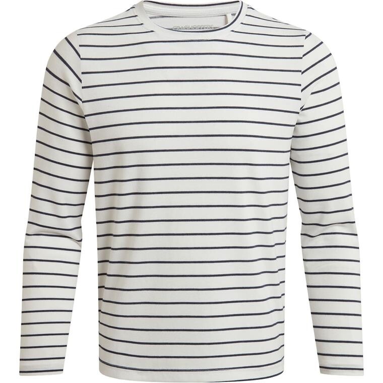 Craghoppers Womens Nosilife Akona L/S Top (Blå (BLUE NAVY STRIPE) 36)