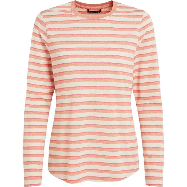 Craghoppers Womens Nosilife Akona L/S Top (Lyserød (CLAY STRIPE) 38)