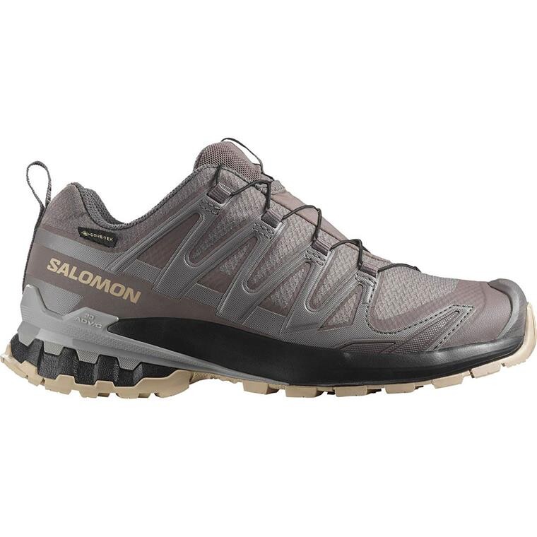 Salomon Womens XA Pro 3D V9 GTX (Grå (PLUM KITTEN/BLACK/GULL) 37 1/3)