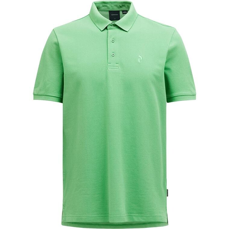 Peak Performance Mens Classic Cotton Polo (Grøn (PEPPERMINT) Small)
