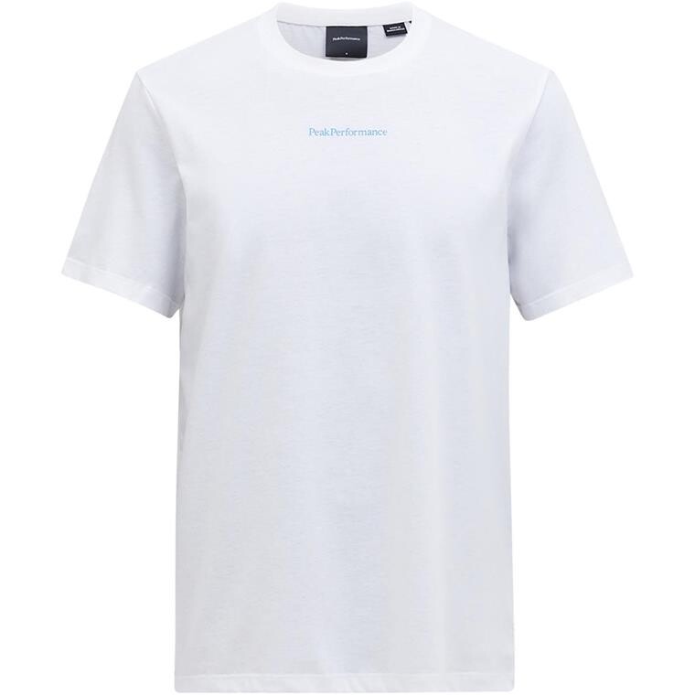 Peak Performance Mens Explore Graphic Tee (Hvid (WHITE/BRILLIANT BLUE) Small)