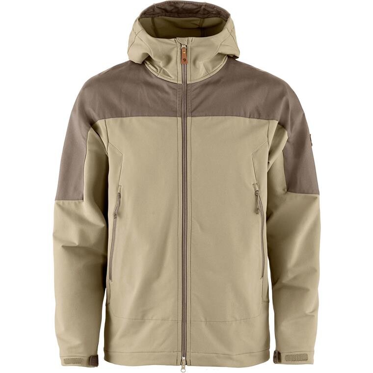 Fjällräven Mens Keb Agile Winter Jacket (Hvid (FOSSIL-SUEDE BROWN/118-244) X-small)