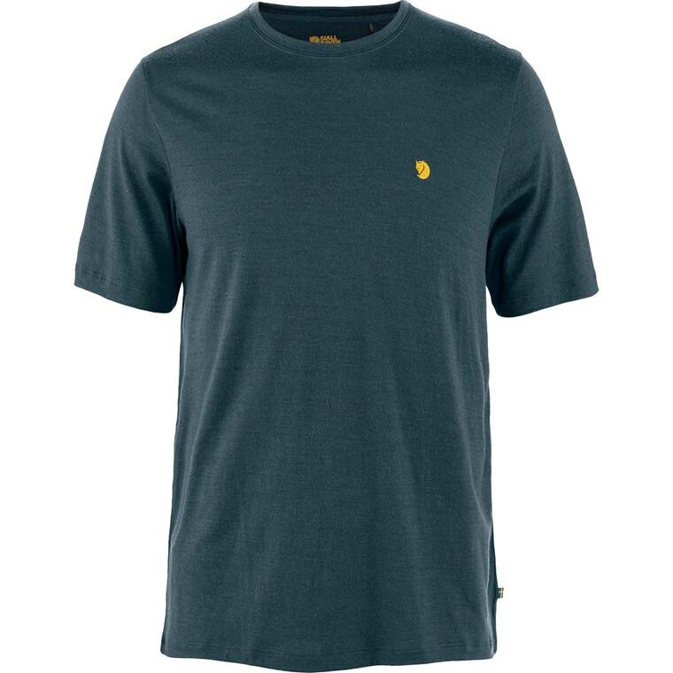 Fjällräven Mens Bergtagen Merino 190 S/S (Blå (MOUNTAIN BLUE/570) X-small)