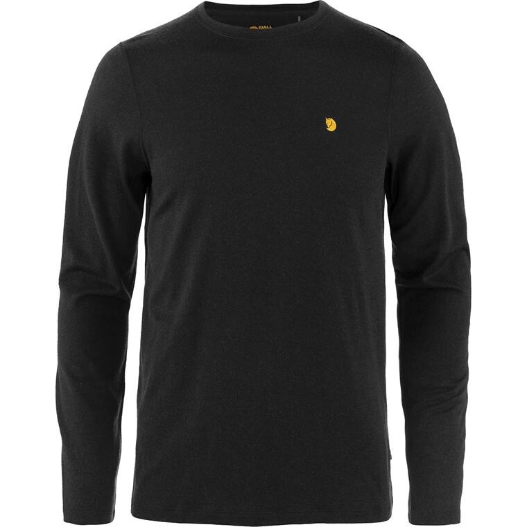 Fjällräven Mens Bergtagen Merino 190 L/S (Sort (BLACK/550) X-small)