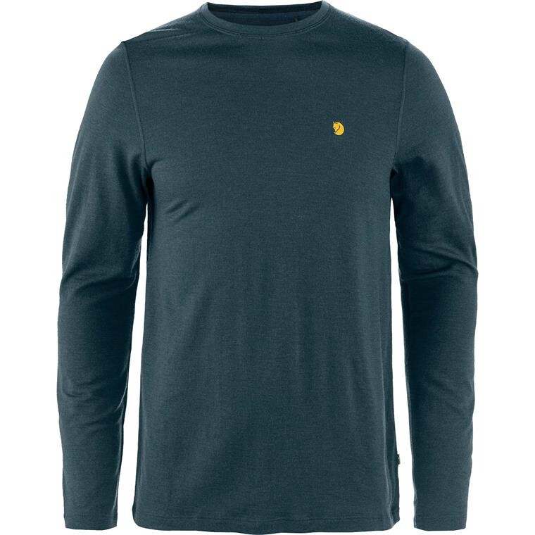 Fjällräven Mens Bergtagen Merino 190 L/S (Blå (MOUNTAIN BLUE/570) X-small)