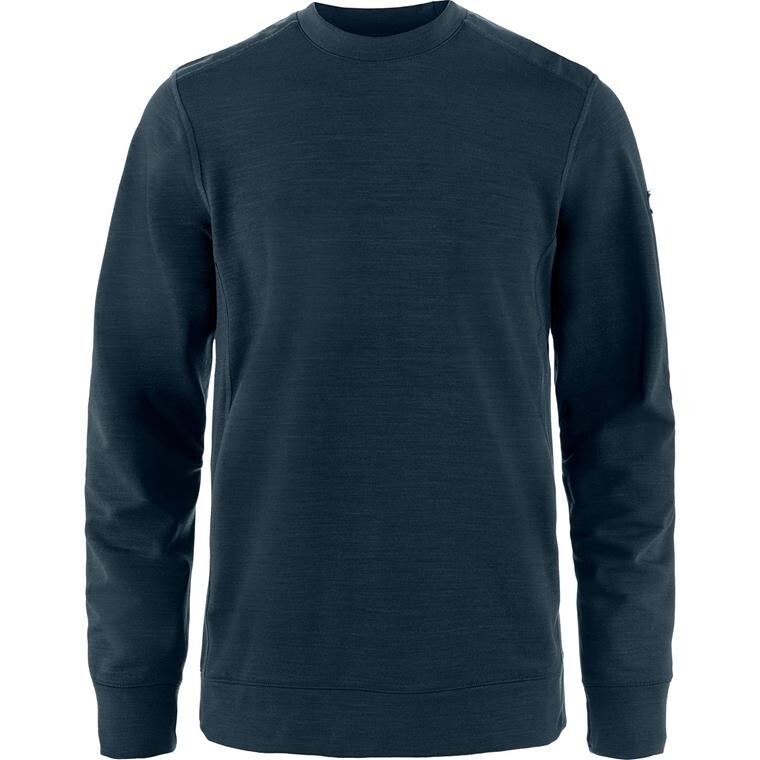 Fjällräven Mens Keb Fleece Crew Neck (Blå (DARK NAVY/555) X-small)