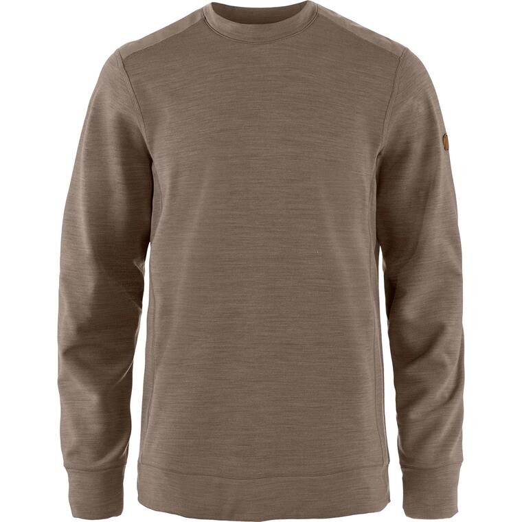 Fjällräven Mens Keb Fleece Crew Neck (Brun (SUEDE BROWN/244) X-small)