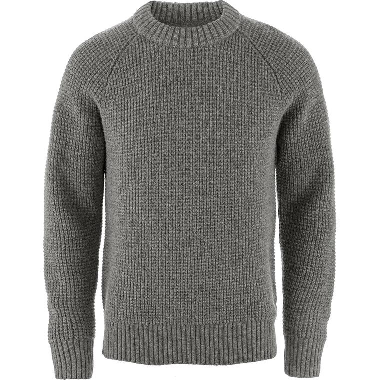 Fjällräven Mens Övik Waffle Knit (Grå (GREY/020) Small)