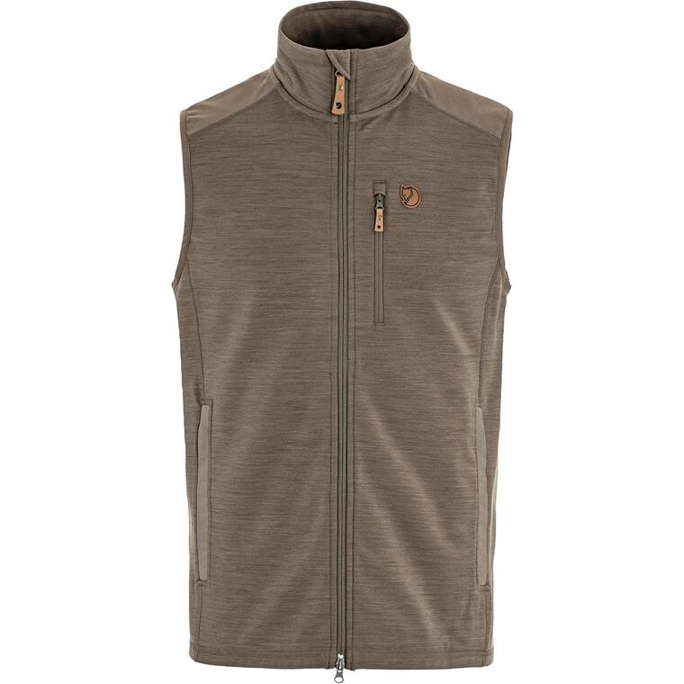 Fjällräven Mens Keb Fleece Vest (Brun (SUEDE BROWN/244) X-small)