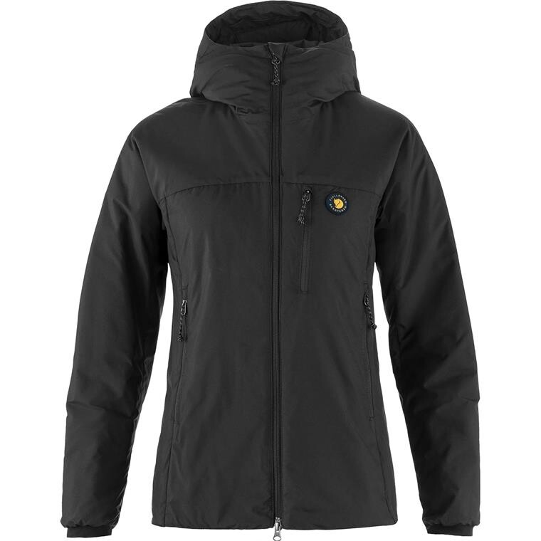 Fjällräven Womens Bergtagen 60 Insulation Jacket (Grøn (BLACK-DEEP FOREST/550-662) XX-small)