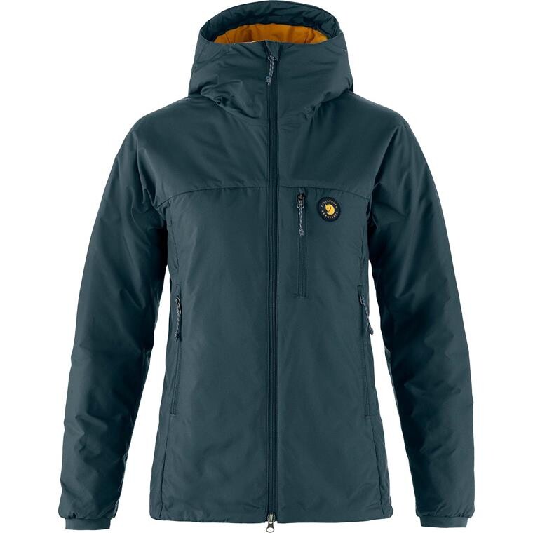 Fjällräven Womens Bergtagen 60 Insulation Jacket (Blå (MT BLUE-MUSTARD YELLOW/570-161) XX-small)