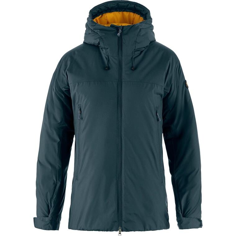 Fjällräven Womens Bergtagen 130 Insulation Jacket (Blå (MT BLUE-MUSTARD YELLOW/570-161) X-small)