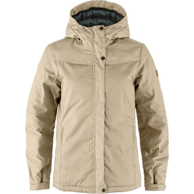 Fjällräven Womens Stina Padded Jacket (Hvid (FOSSIL/118) X-small)