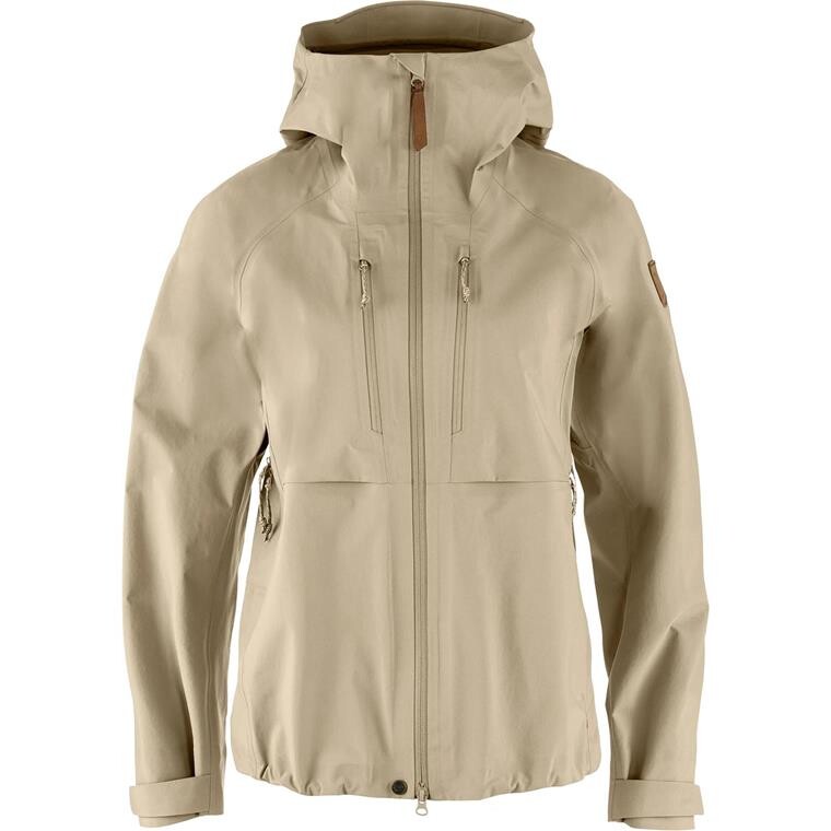 Fjällräven Womens Keb GTX Jacket (Hvid (FOSSIL/118) Small)