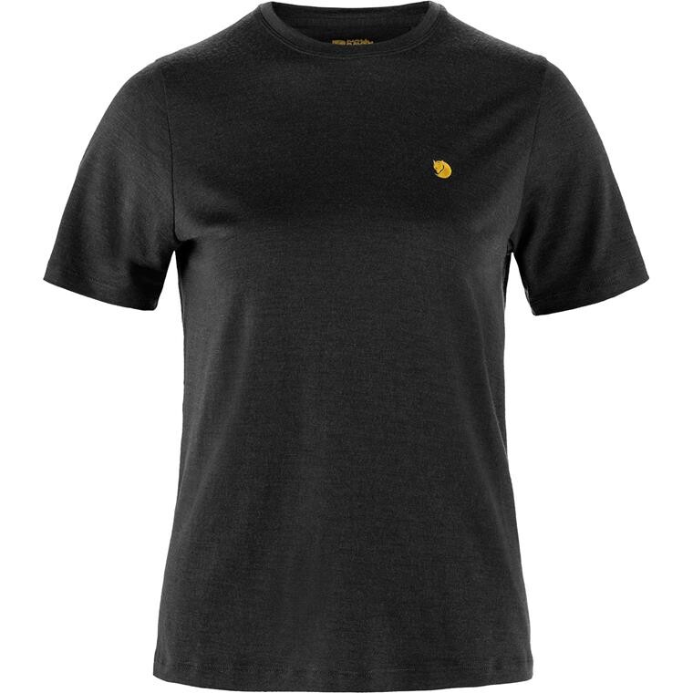 Fjällräven Womens Bergtagen Merino 190 S/S (Sort (BLACK/550) X-small)