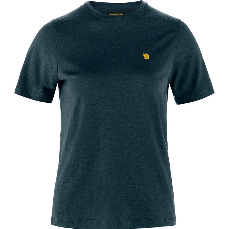 Fjällräven Womens Bergtagen Merino 190 S/S (Blå (MOUNTAIN BLUE/570) X-small)