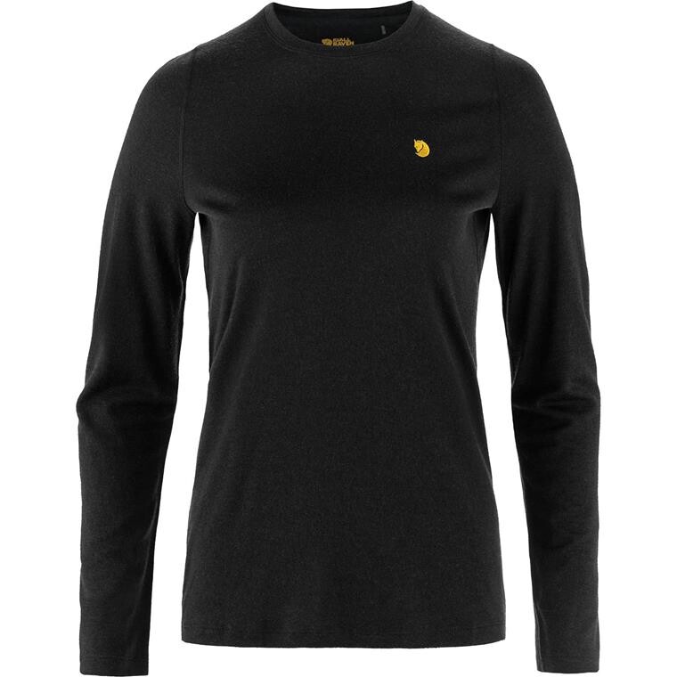 Fjällräven Womens Bergtagen Merino 190 L/S (Sort (BLACK/550) XX-small)