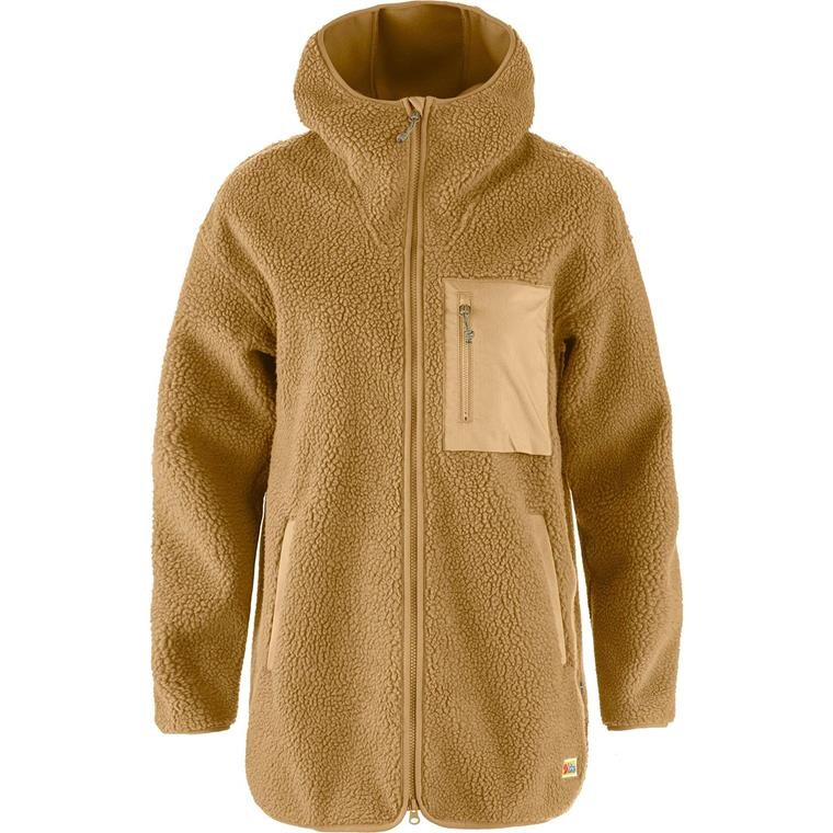 Fjällräven Womens Vardag Pile Fleece Long (Brun (BUCKWHEAT BROWN/232) Small)