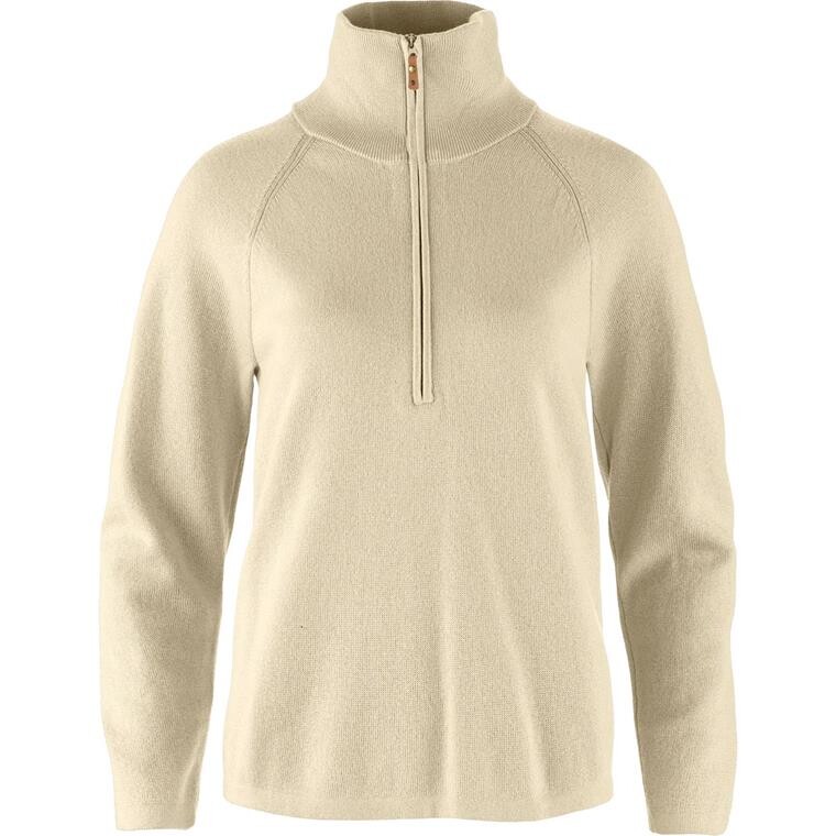 Fjällräven Womens Övik Lite Half Zip (Beige (LIGHT BEIGE/191) XX-small)
