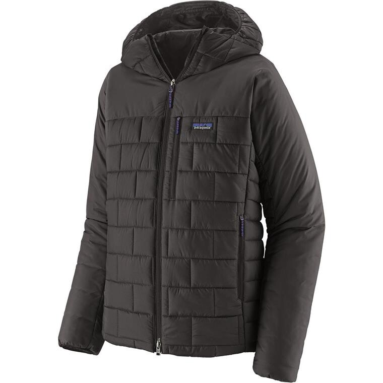 Patagonia Mens Hi-loft Nano Puff Hoody (Sort (BLACK) Small)