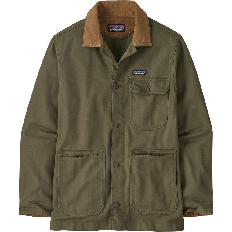 Patagonia Mens Point Reyes Canvas Jacket (Grøn (BASIN GREEN) Small)