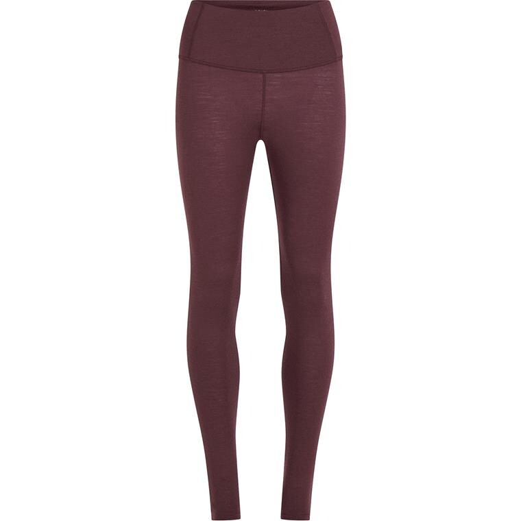 Icebreaker Womens Merino 200 Oasis High Rise Leggings (Brun (JAVA) Small)