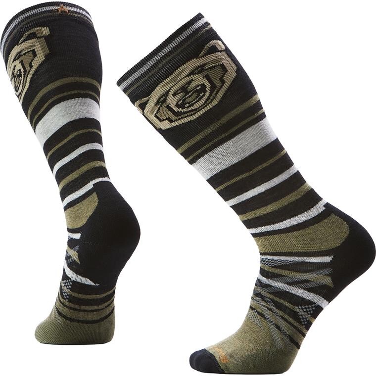 Smartwool Ski Full Cushion Growling Grizzly OTC (Sort (BLACK) 38-41)