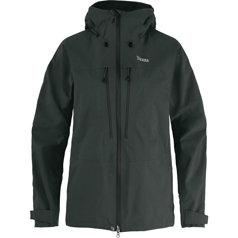 Tierra Womens Roc Blanc Pro Jacket (Grå (PITCH GRAY) Small)