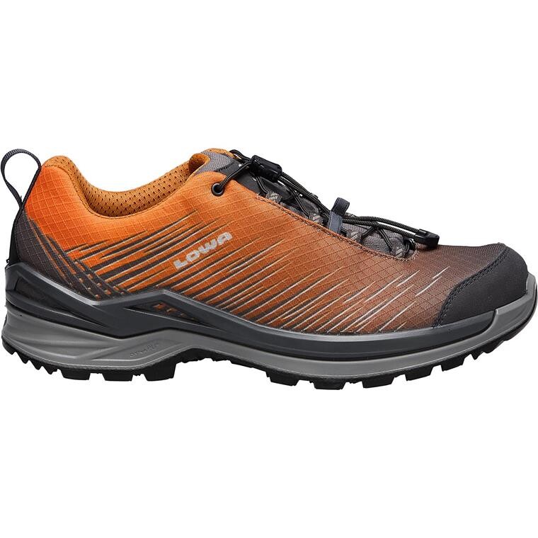 Lowa Mens Zirrox II GTX Lo SL (Orange (ORANGE/GREY) 44)