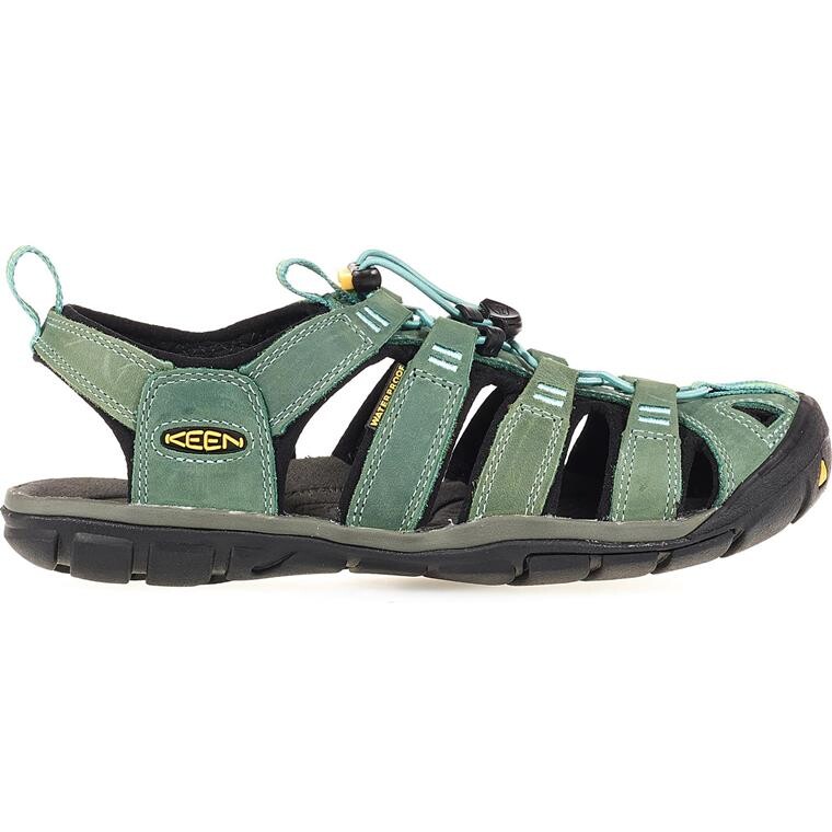Keen Womens Clearwater CNX Leather (Blå (MINERAL BLUE/YELLOW) 37)