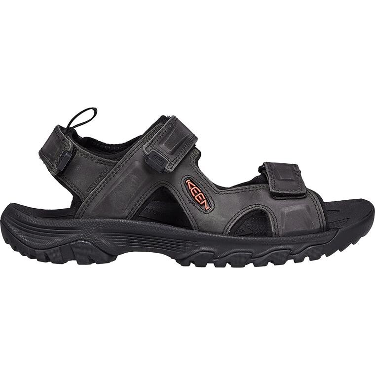 Keen Mens Targhee III Open Toe Sandal (Grå (GREY/BLACK) 41)