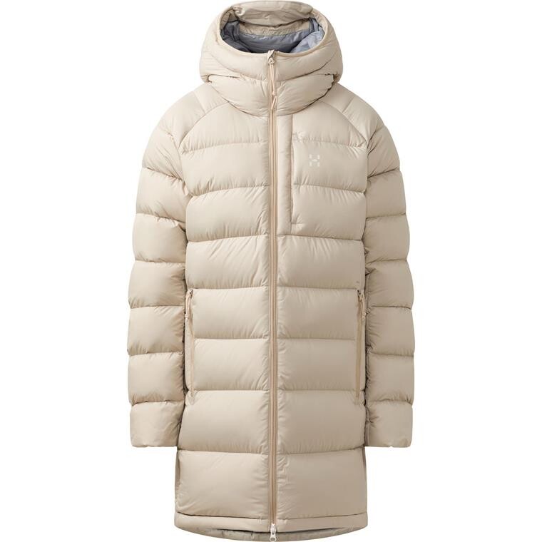 Haglöfs Womens Rosson Down Parka (Beige (CHALK BEIGE) Small)