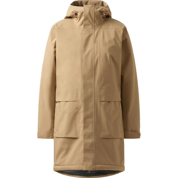 Haglöfs Womens Salix Proof Mimic II Parka (Brun (OAK BROWN) Small)