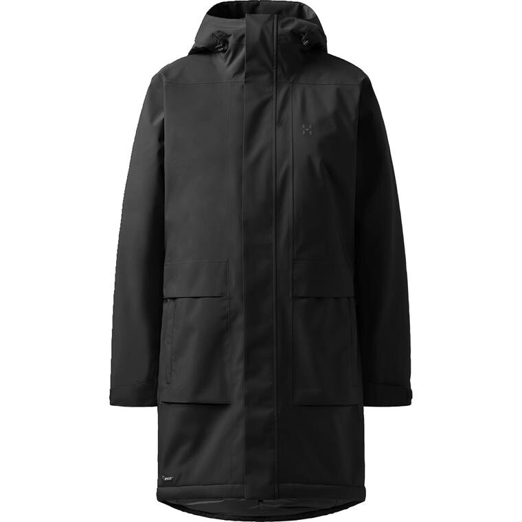 Haglöfs Womens Salix Proof Mimic II Parka (Sort (TRUE BLACK) Small)
