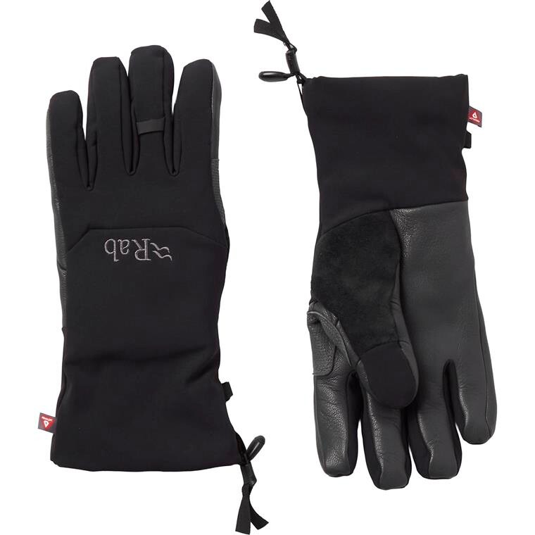 RAB Baltoro Gloves (Sort (BLACK) Medium)