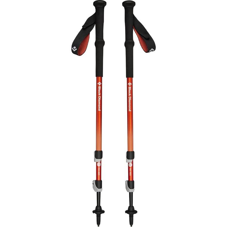 Black Diamond Trail Back Trekking Poles (Rød (BURNT SIENNA) One size)