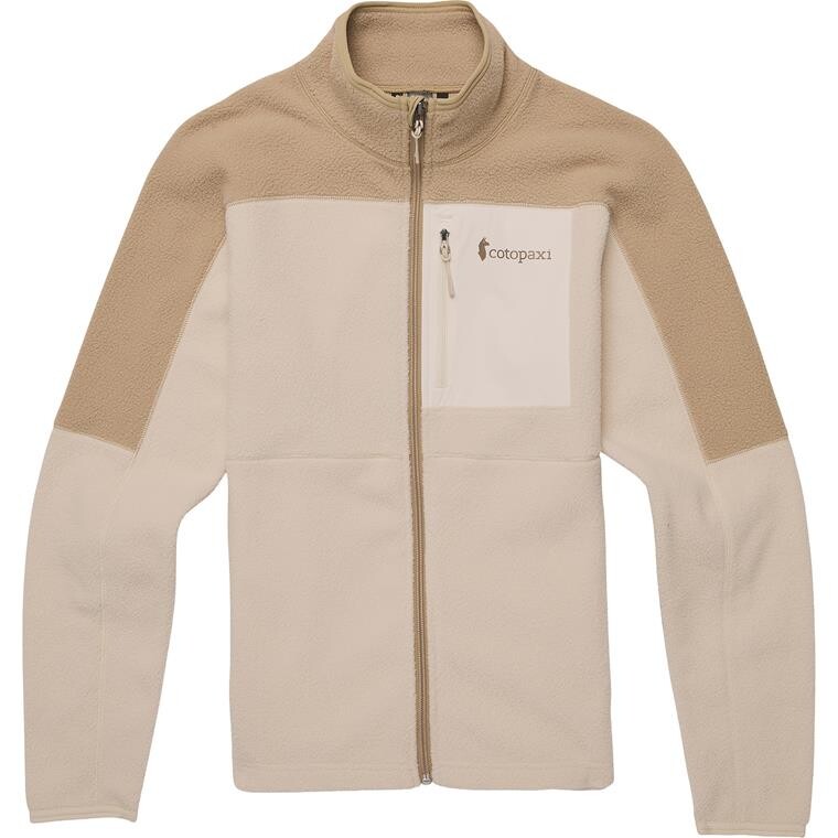 Cotopaxi Womens Abrazo Fleece Full-zip Jacket (Beige (KHAKI AND CREAM) Small)
