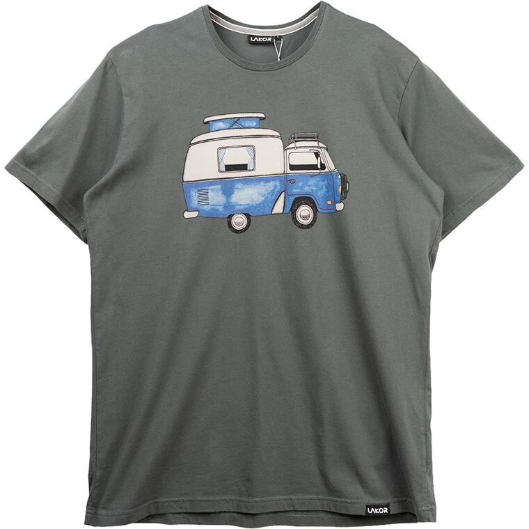 Lakor Mens Ocean Camper T-shirt (Grå (URBAN CHIC) Medium)