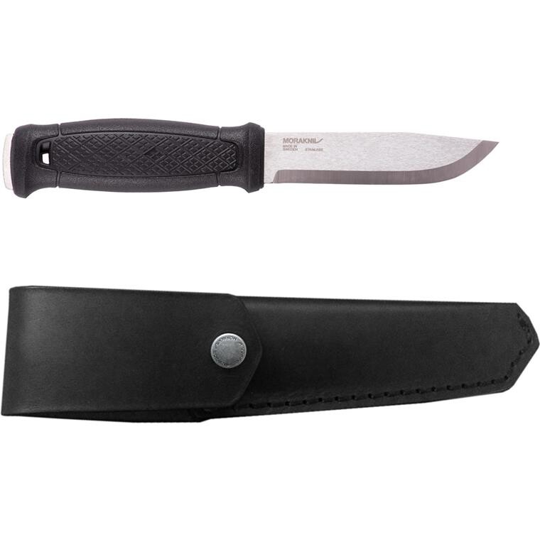 Morakniv Garberg With Leather Sheath (S) (Sort (BLACK))
