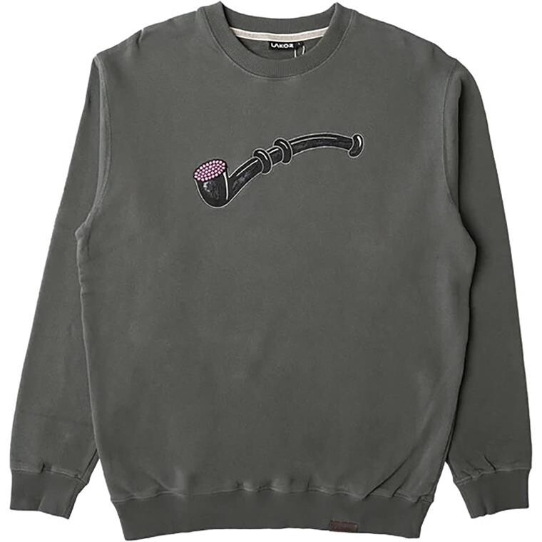 Lakor Mens Lakridspibe Crewneck (Grå (URBAN CHIC) Medium)