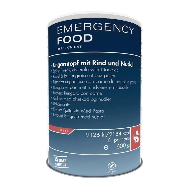 Trek N Eat Emergency Food Gullash Oksekød Og Nudler