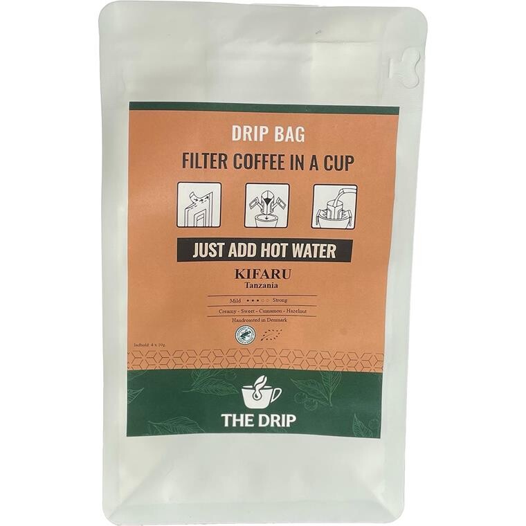 The Drip Coffee Drip Bags, Tanzania 4-pak