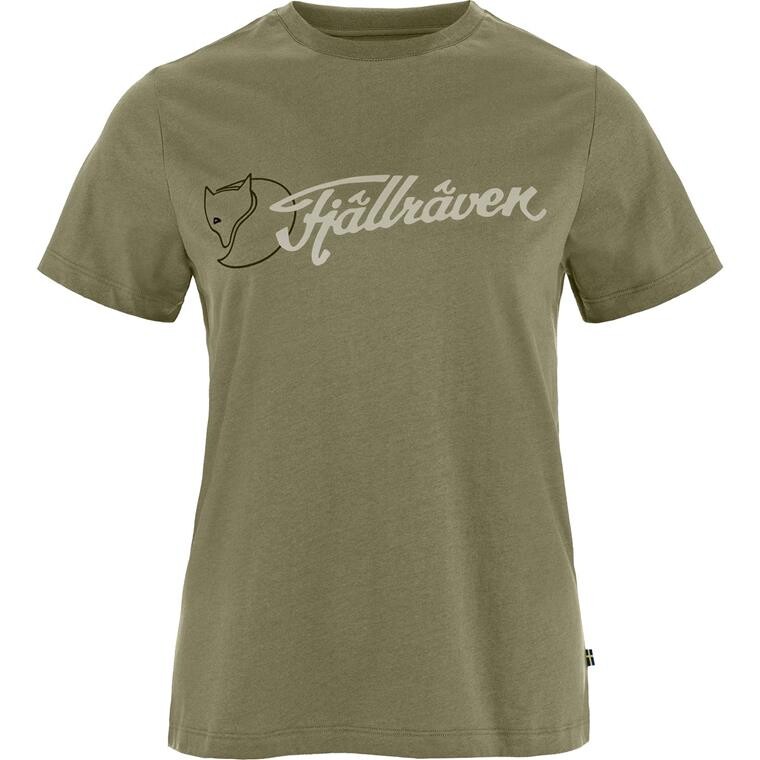Fjällräven Womens Archive Logo T-shirt (Grøn (GREEN/620) XX-small)