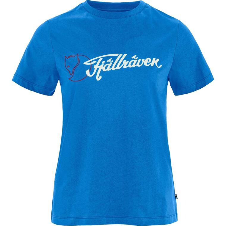 Fjällräven Womens Archive Logo T-shirt (Blå (UN BLUE/525) Small)
