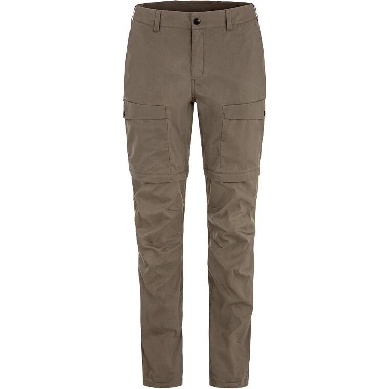 Fjällräven Womens Abisko Hybrid Trail Trousers Zip-off (Brun (SUEDE BROWN/244) 34)