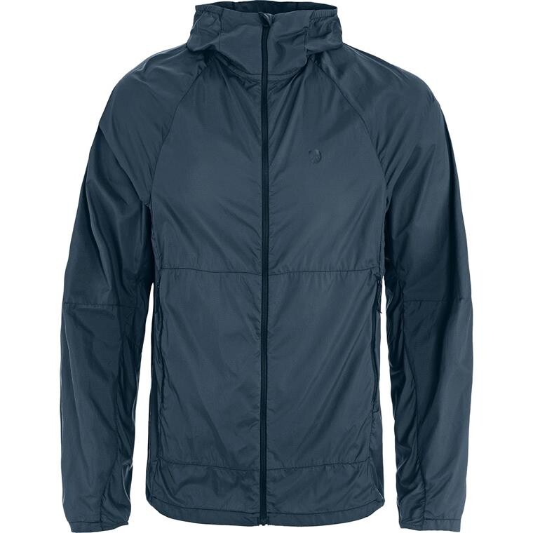 Fjällräven Mens Keb Lätt Wind Jacket (Blå (MOUNTAIN BLUE/570) X-small)