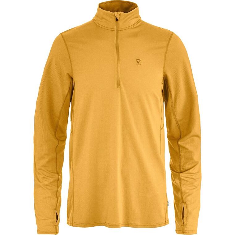 Fjällräven Mens Abisko Day Hike Half Zip (Gul (OCHRE/160) X-small)