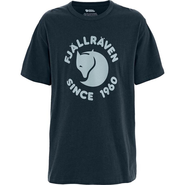 Fjällräven Mens Fjällräven Relaxed T-shirt (Blå (DARK NAVY/555) X-small)