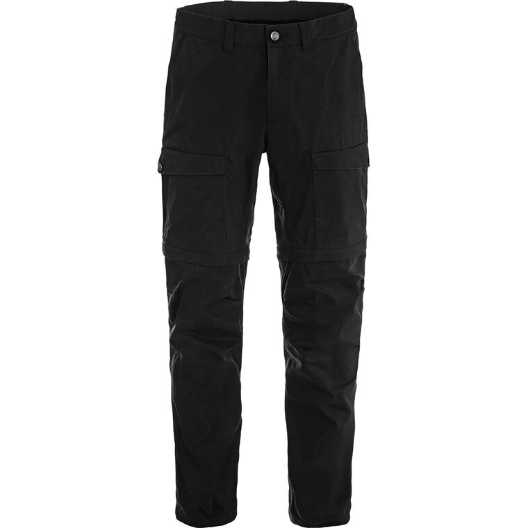 Fjällräven Mens Abisko Hybrid Trail Trousers Zip-off (Sort (BLACK/550) 44)