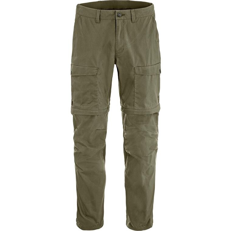 Fjällräven Mens Abisko Hybrid Trail Trousers Zip-off (Grøn (LAUREL GREEN/625) 44)